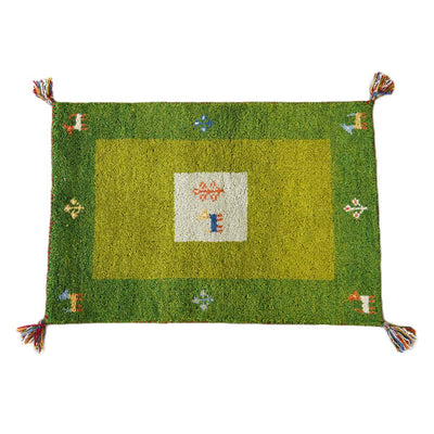 玄関マット 60×90cm 室内 手織り