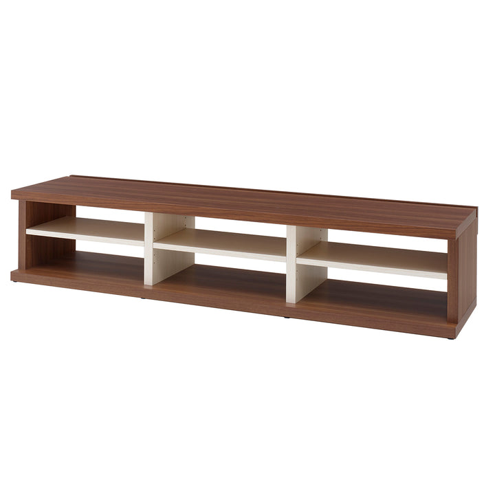 テレビ台ローボード木目調オープンタイプLV約幅170cm