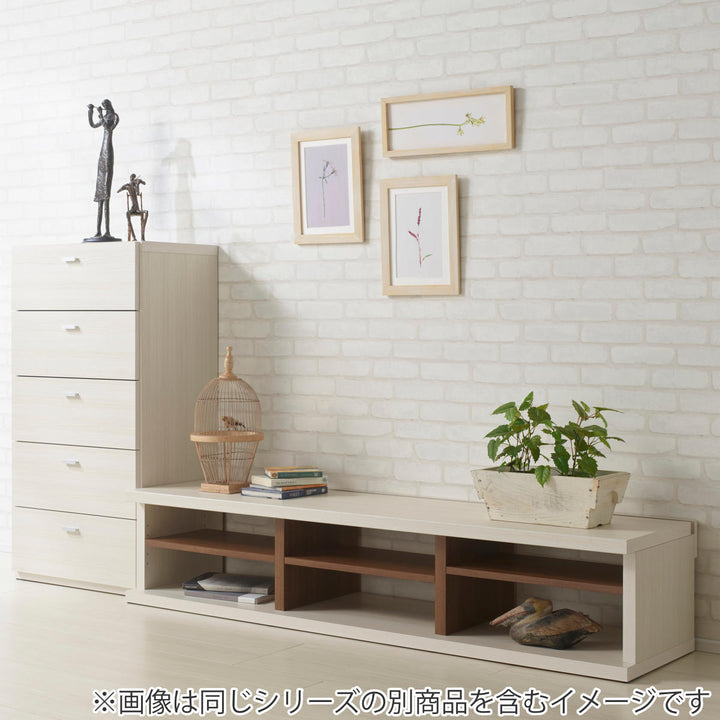 テレビ台ローボード木目調オープンタイプLV約幅170cm