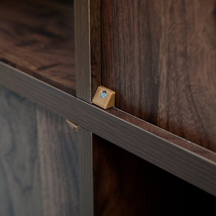 リビングシェルフ和モダン引戸幅67cm