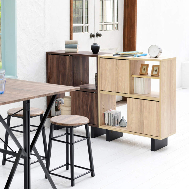 リビングシェルフ和モダン引戸幅67cm