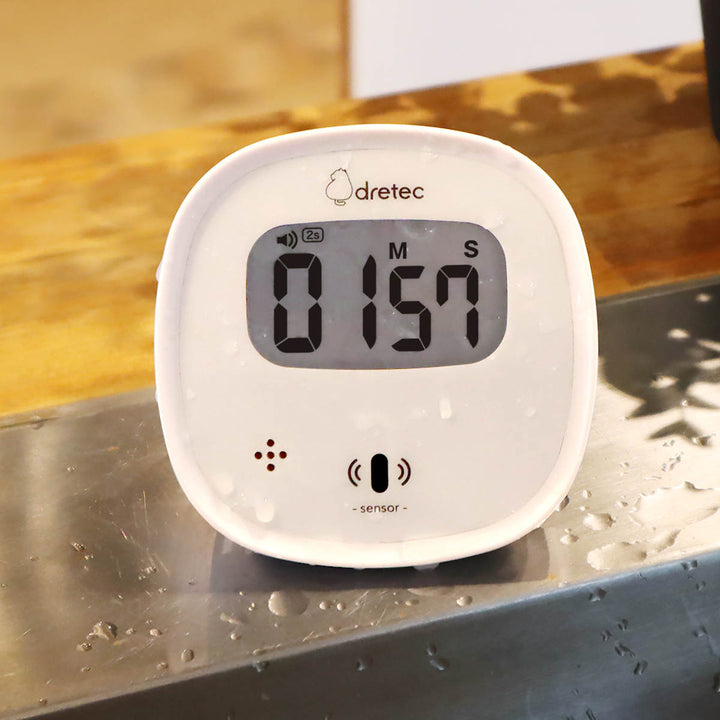 キッチンタイマーセンサー式防水触れずにタイマードリテック