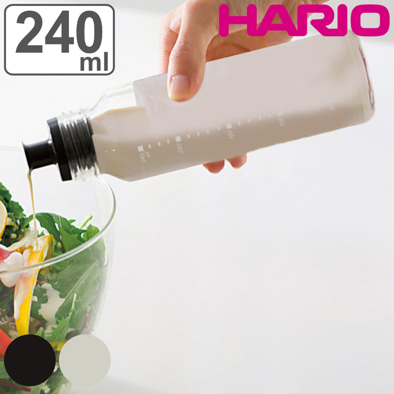 ハリオドレッシングボトルスリム240ml耐熱ガラス製