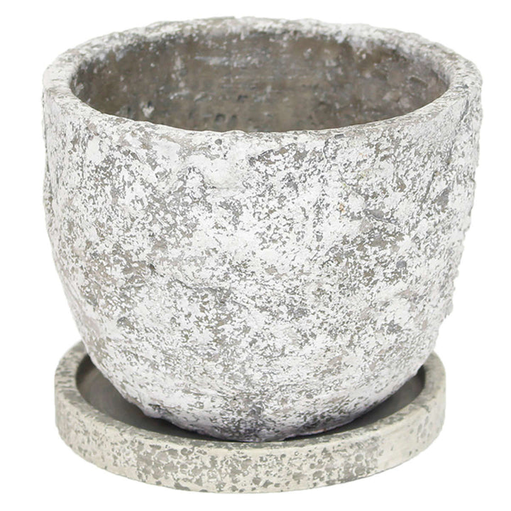 植木鉢ラギッドストーンポットＭ4号