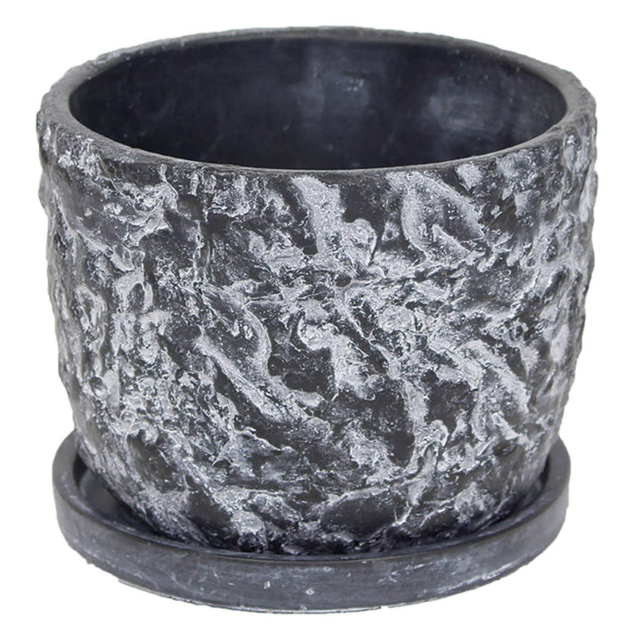 植木鉢ブラックストーンポットL5号