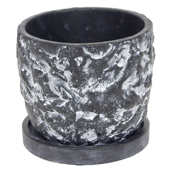 植木鉢ブラックストーンポットS3.5号