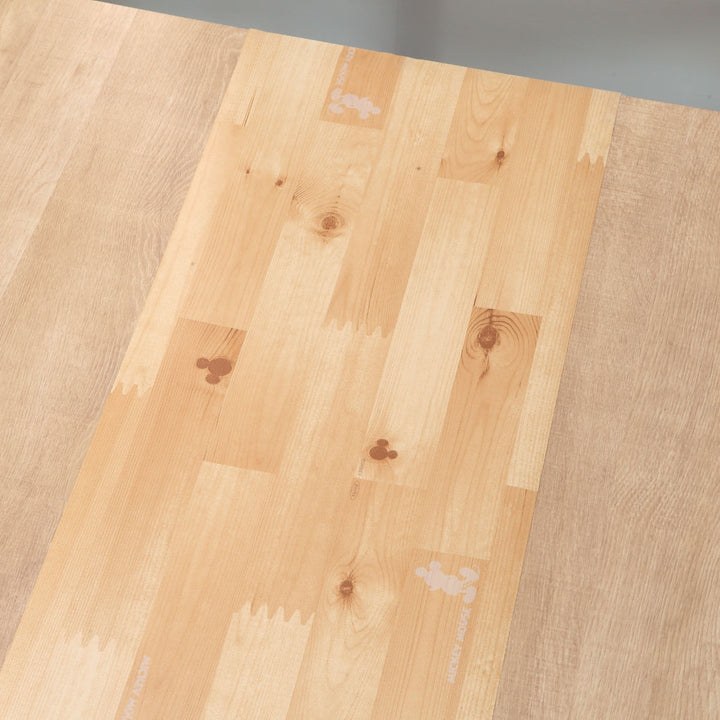 テーブルデコレーション30cm×150cmテーブルクロスウッドミッキーミニー木目調撥水加工ビニール日本製