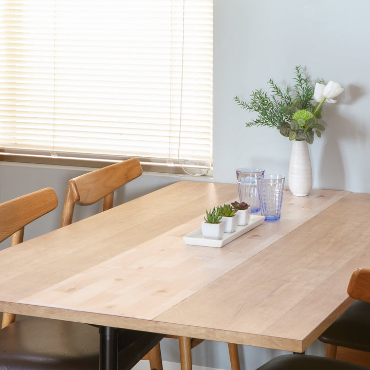 テーブルデコレーション30cm×150cmテーブルクロスウッドミッキーミニー木目調撥水加工ビニール日本製