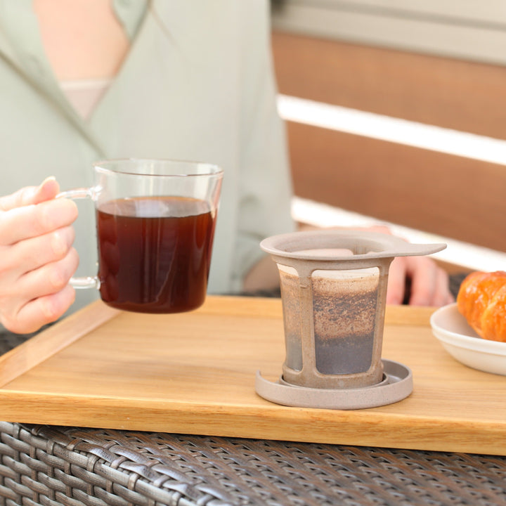 コーヒーメーカーワンカップ170mlBATONバトンコーヒー粉プラスチック