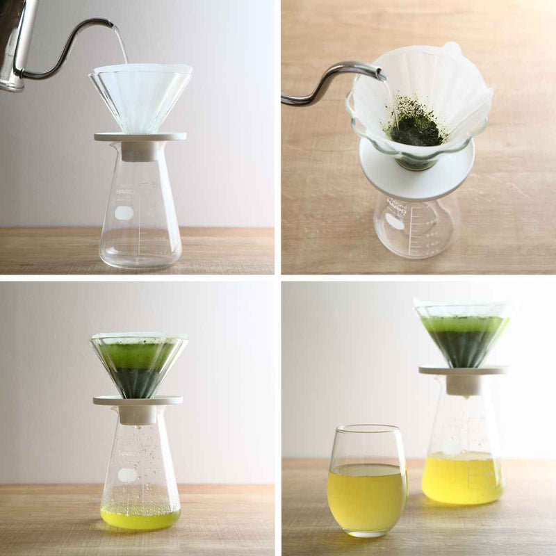 ドリッパー500ml1～4杯用茶茶ドリッパーブーケ耐熱ガラス