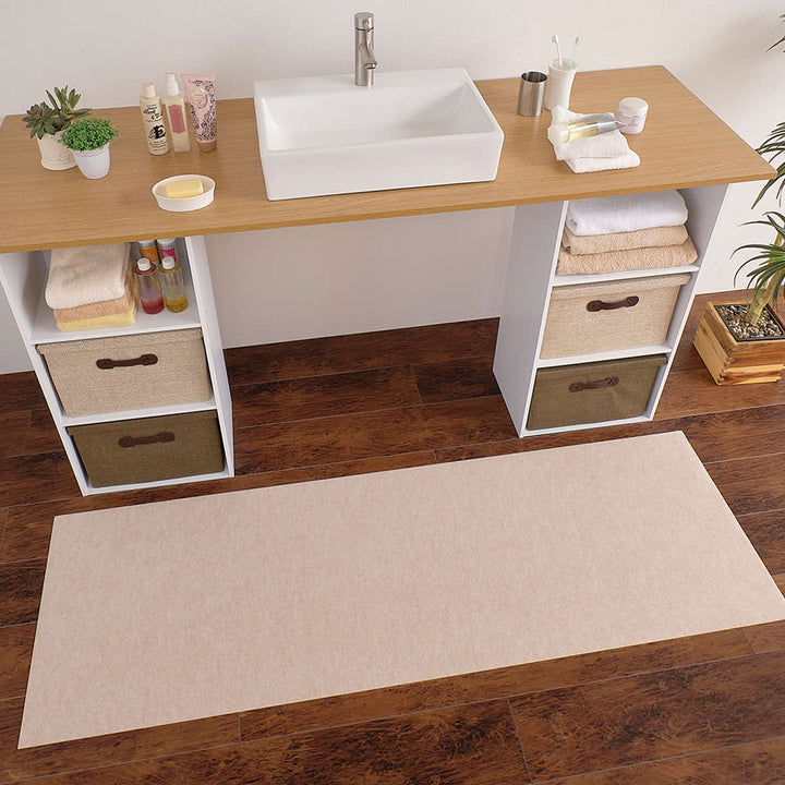 キッチンマット吸着拭けるキッチンマット60×180cm無地