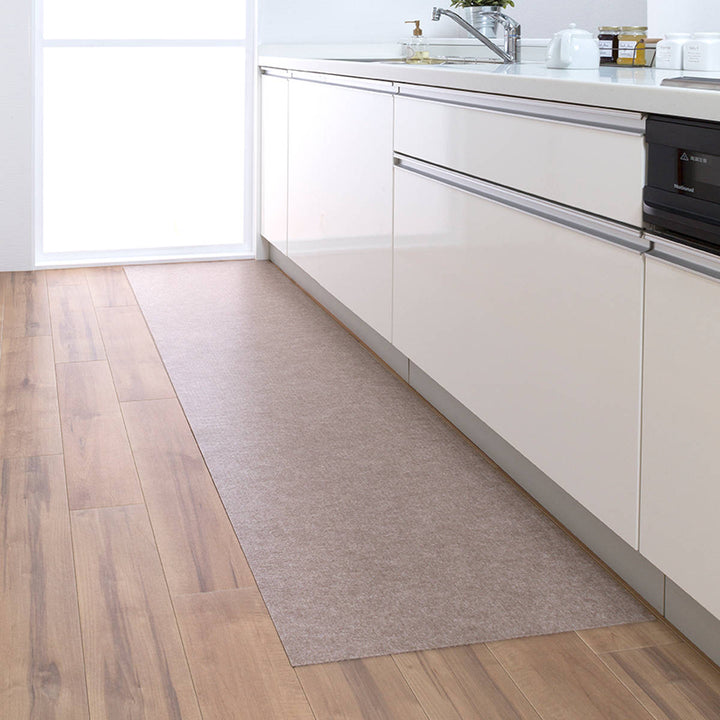 キッチンマット吸着拭けるキッチンマット60×180cm無地