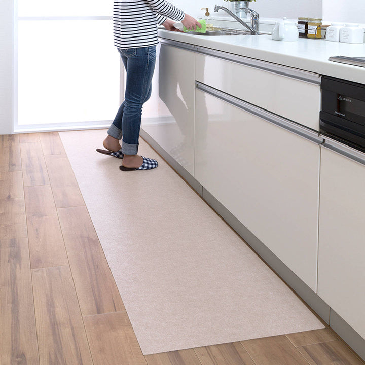 キッチンマット吸着拭けるキッチンマット60×180cm無地
