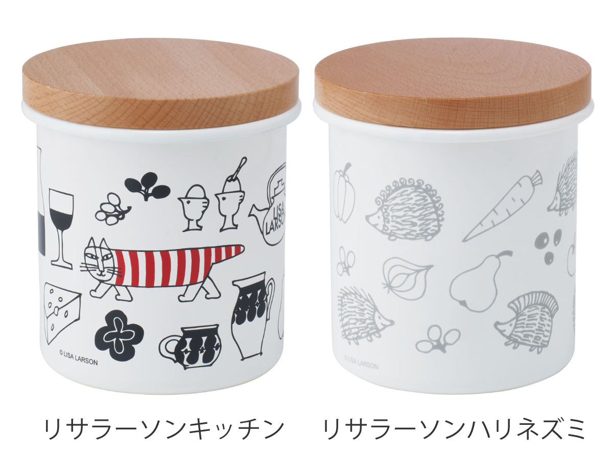 保存容器 ホーローキャニスター木蓋 750ml – ハウジー