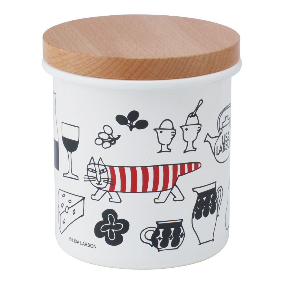 保存容器 ホーローキャニスター木蓋 750ml – ハウジー