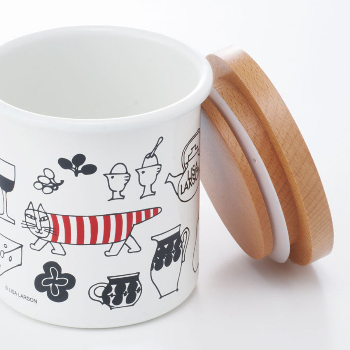 保存容器 ホーローキャニスター木蓋 750ml – ハウジー