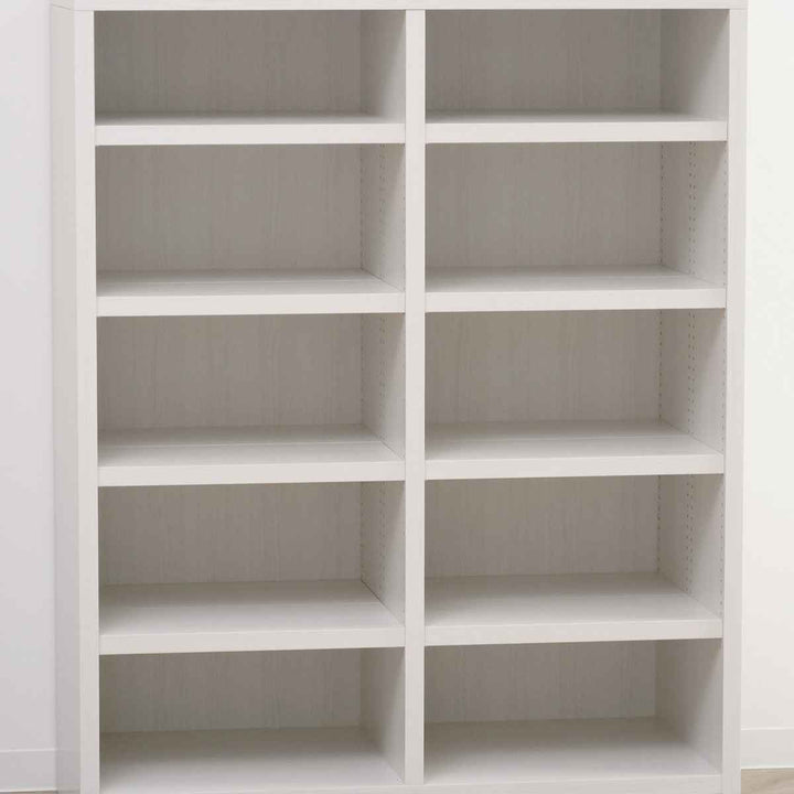 本棚コミックラック5段2列前後棚板幅90cm