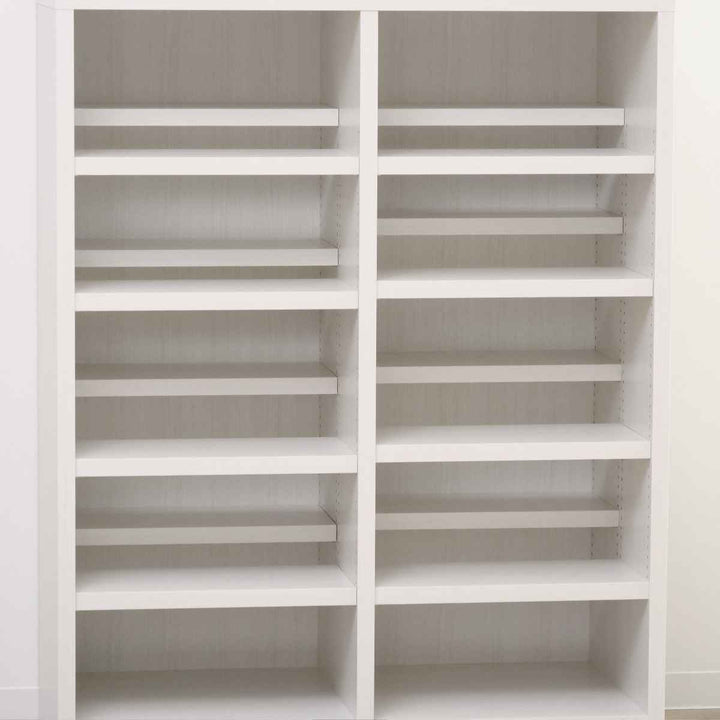 本棚コミックラック5段2列前後棚板幅90cm