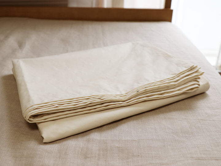 敷シーツ防ダニ綿100％高密度ダブル日本製