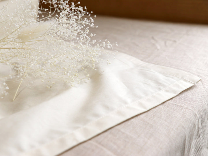 敷シーツ防ダニ綿100％高密度ダブル日本製