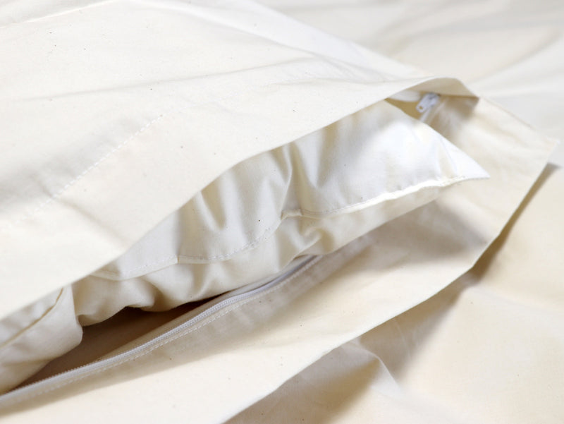 枕カバー2枚入防ダニ綿100％高密度43×63cm用日本製