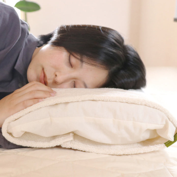 枕30×50cm洗える中材カバー付オーガニック日本製エアー