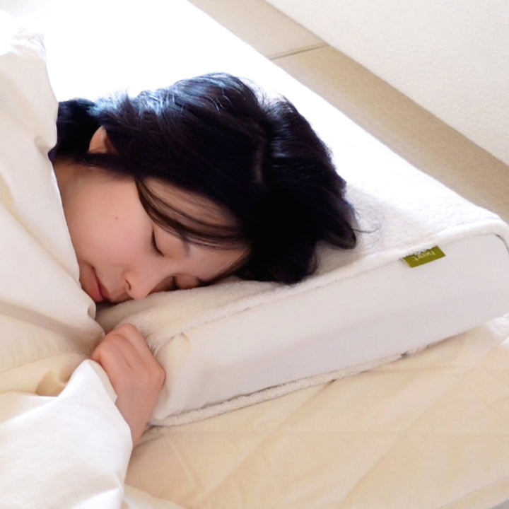 枕35×65cm洗える中材カバー付オーガニック日本製サポート