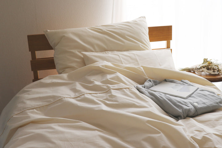 掛け布団カバー防ダニ綿100％高密度ダブル日本製