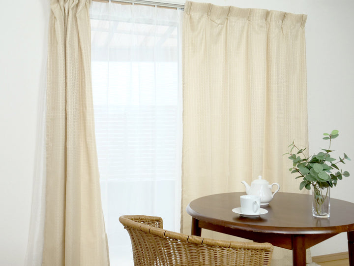 カーテン4枚セット幅100cm×丈220cmドレープカーテンレースカーテン