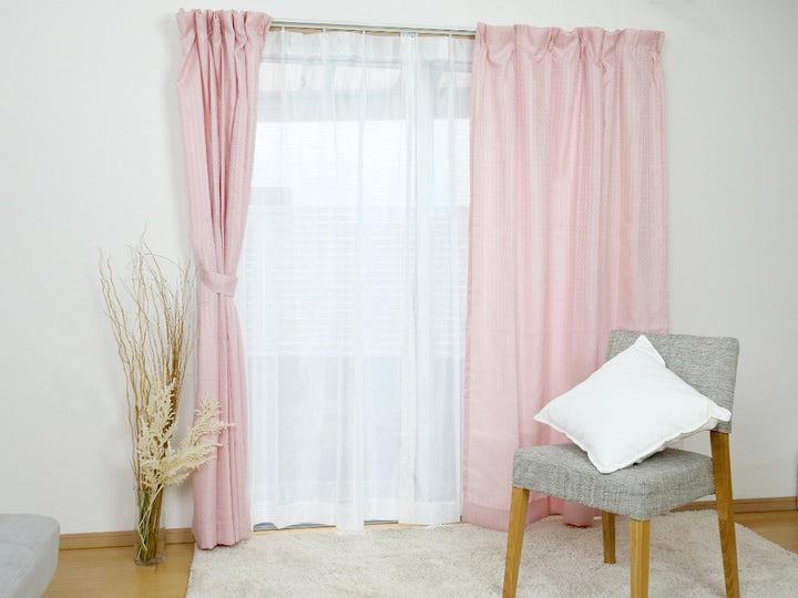 カーテン4枚セット幅100cm×丈220cmドレープカーテンレースカーテン