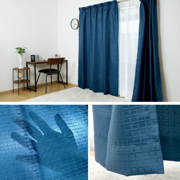 カーテン4枚セット幅100cm×丈135cmドレープカーテンレースカーテン