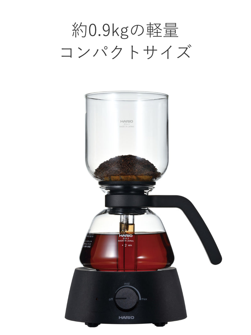 コーヒーサイフォン 360ml 3杯用 Electric Coffee Syphon 耐熱ガラス