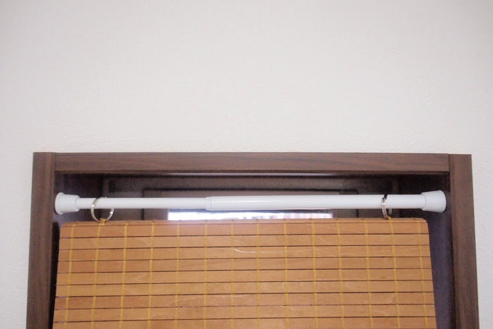シェード天然木小窓用すだれシェード突っ張り棒付き25×130cm