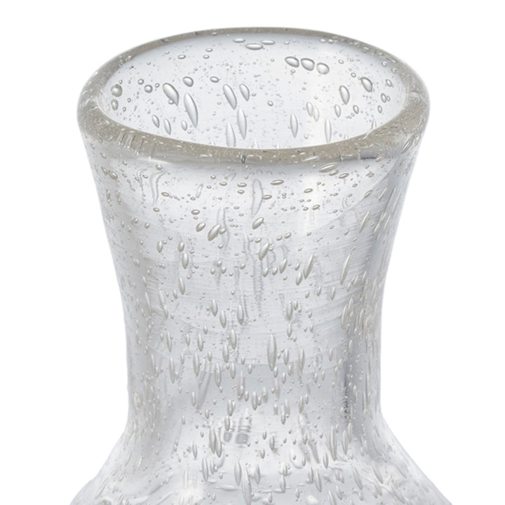 花瓶DGガラスアクビーガラス直径10×高さ16.5cm