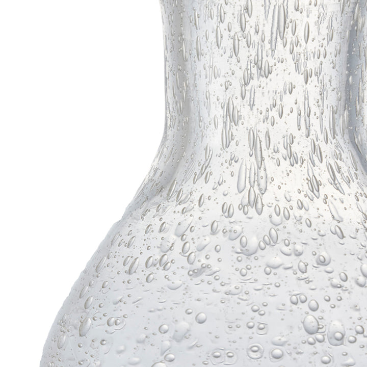 花瓶DGガラスアクビーガラス直径10×高さ16.5cm