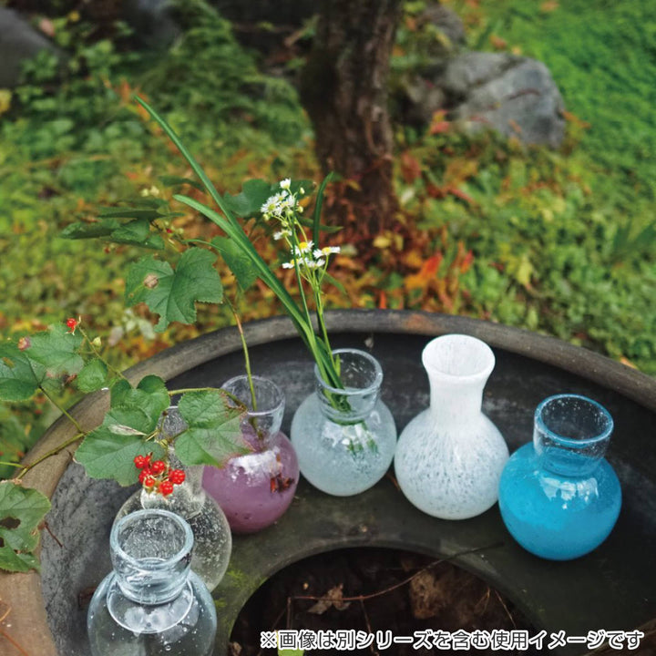 花瓶DGニキュガラスガラス直径9.5×高さ14.5cm