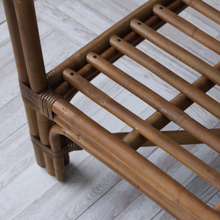 籐ソファ2人掛けクッション付アジアン家具Breeze幅122cm