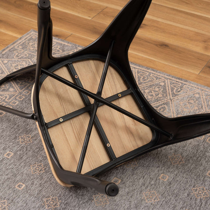 ダイニングチェア座面高44.5cm木製座面