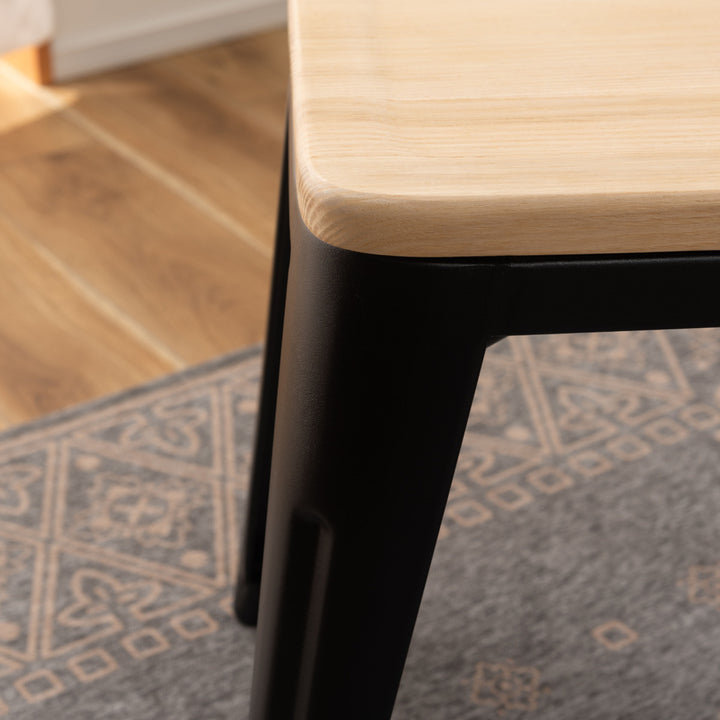 ダイニングチェア座面高44.5cm木製座面