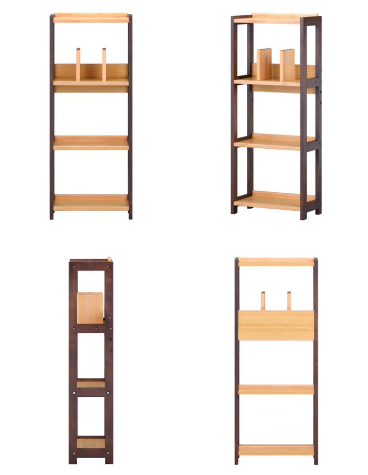 シェルフ4段幅45cm天然木LIBER