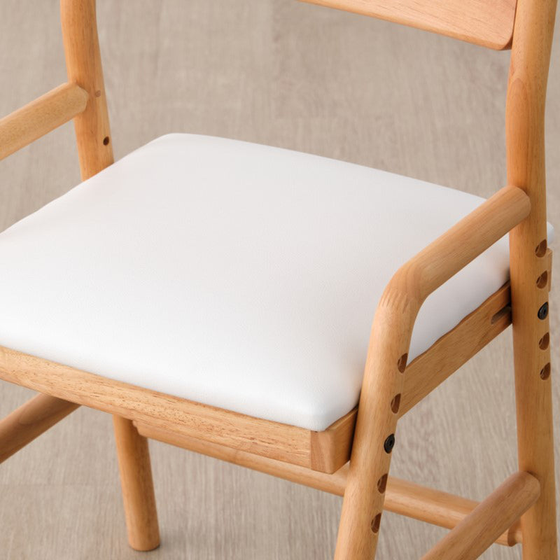 学習椅子高さ74cm天然木PVC座面BINO