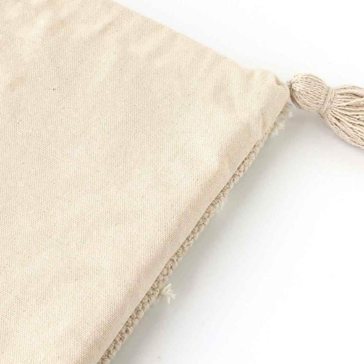 チェアパッド33×33cmボーホータッチモノトーンハンドメイド