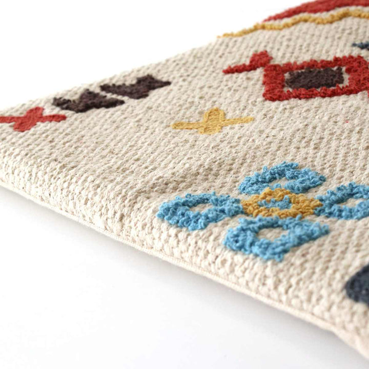 チェアパッド33×33cmボーホータッチエスニックハンドメイド