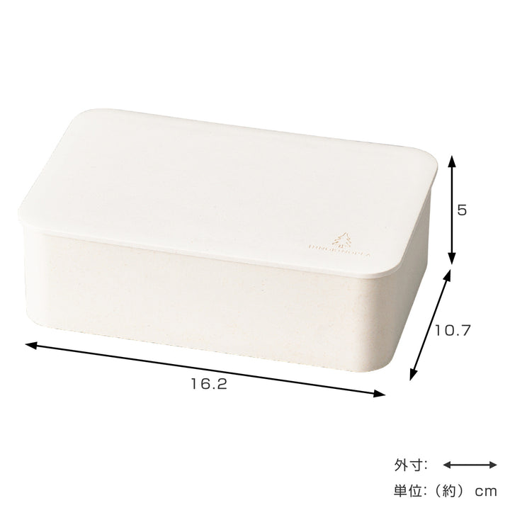 お弁当箱一段ランチSヒノキプラ1段600ml