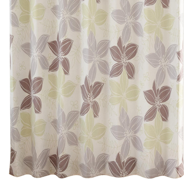 遮光カーテン2級遮光形状記憶花柄幅100cm×丈200cm2枚組