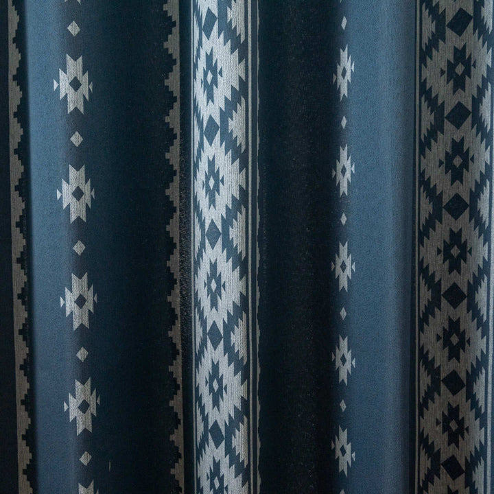 遮光カーテン2級遮光形状記憶北欧柄幅100～200cm×丈105～230cm