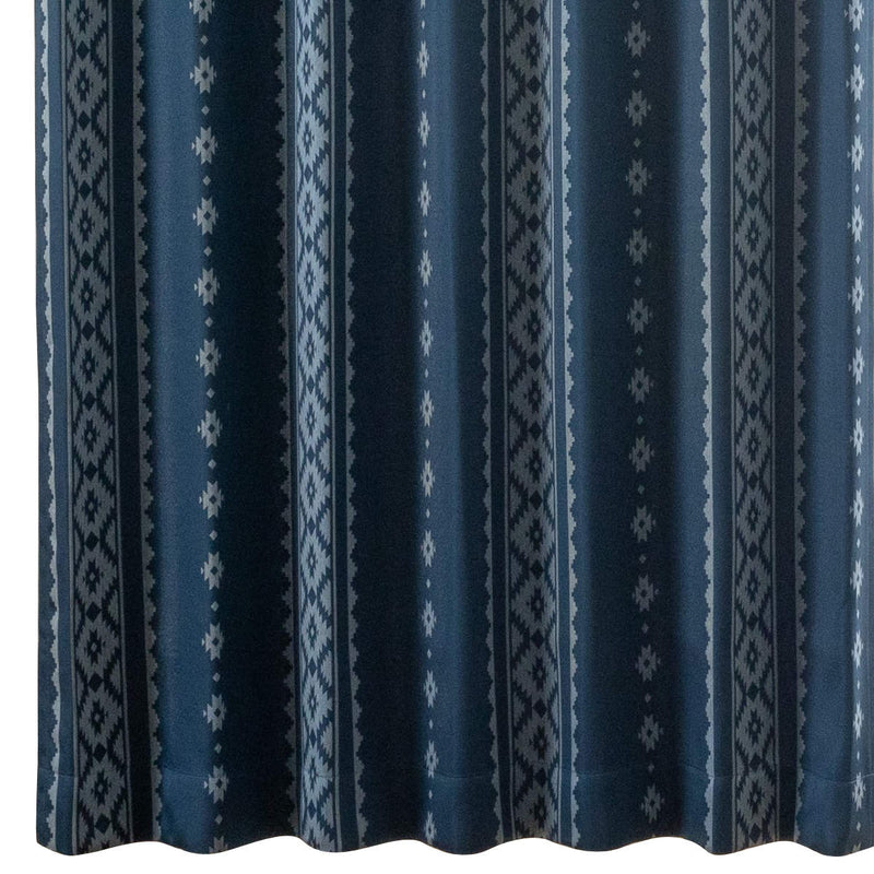 遮光カーテン2級遮光形状記憶北欧柄幅100～200cm×丈105～230cm