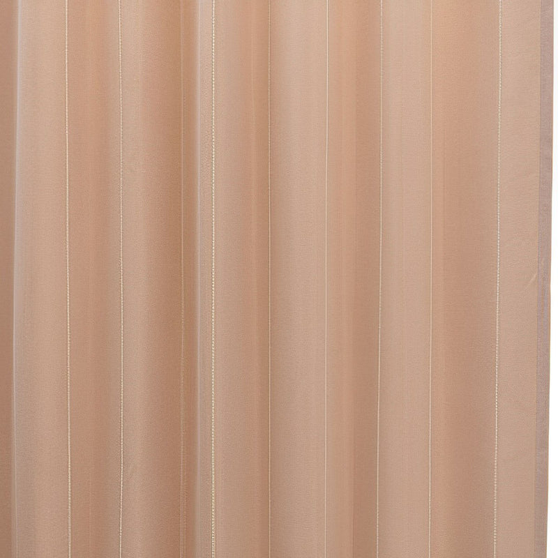 遮光カーテン3級遮光ストライプ柄幅100～200×105～230cm2枚組1枚入りピンク
