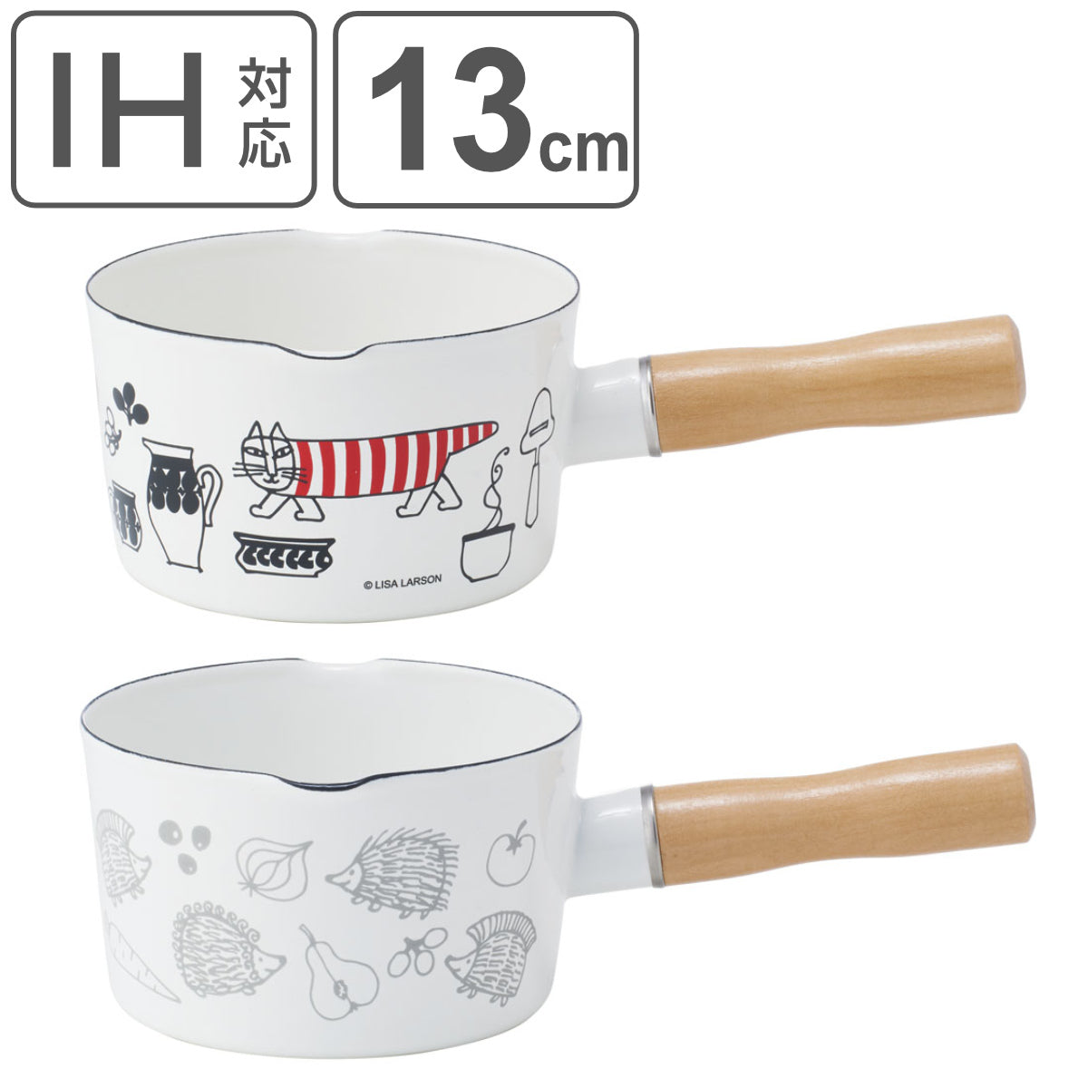 ミルクパン 13cm IH対応 ホーローミルクパン キャラクター – ハウジー