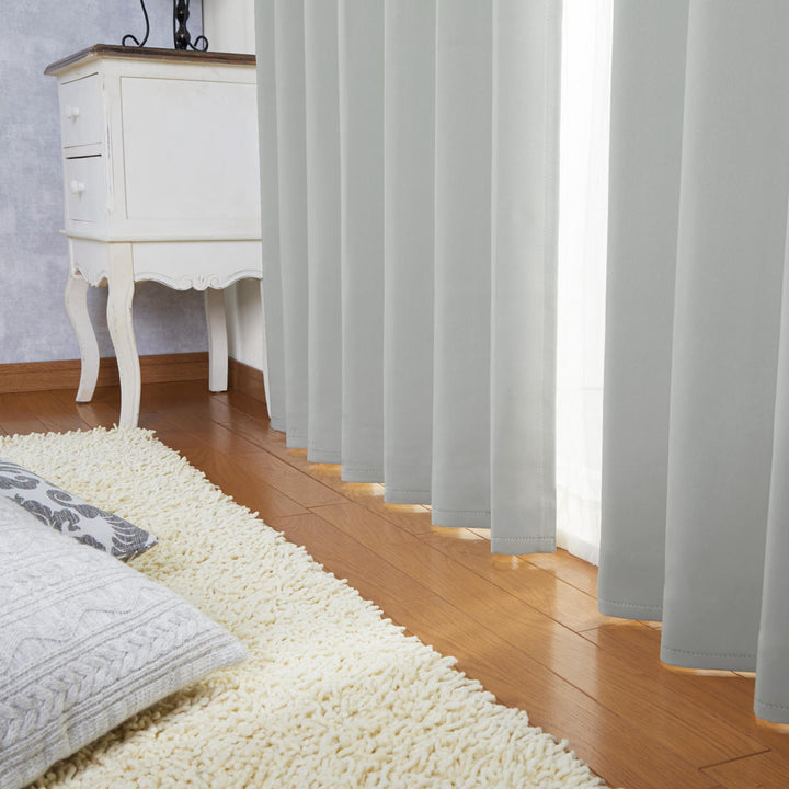 カーテンドレープカーテン2級遮光エコ100×135cm2枚組